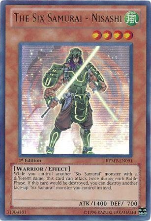 Yu-Gi-Oh! - The Six Samurai - Nisashi (RYMP-EN091) - Ra Yellow Mega-Pack - 1st Edition - Ultra Rare