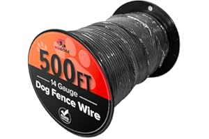 Windogz Dog Fence Wire for Electric Dog Fence System, 500 ft, 14 Gauge Pro Grade Wire, Covers ⅓ Acre,Easy to Install, Compatible with reputable Underground Fence Brands, Thick and Durable
