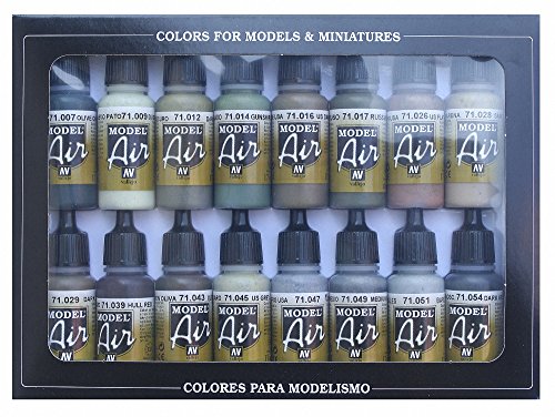 Vallejo WWII USAAF A/C Model Air Paint, 17ml