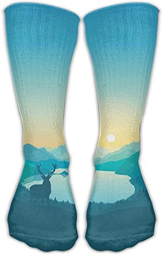 Ankle Support 30CM Low Cut Socks Firewatch Game Print Ankle Compression Socks Foot Sleeve Athletic Quarter Socks