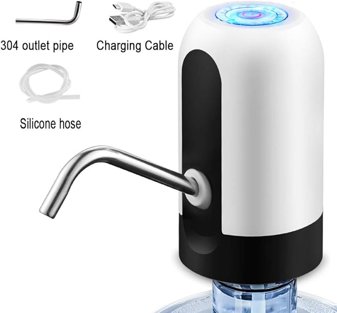 Electric Water Bottled Pump,LED Light Automatic Drinking Water Pump
