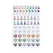 Erin Condren Designer Sticker Pack - Lets Party Sticker Pack Includes 3 Sticker Sheets, 160 Stickers. Decorative and Cute Stickers for Customizing Planners, Notebooks, and More