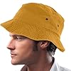 Bucket-Boonie-Unisex-GoldUS-Seller-100-Cotton-Hat-Cap