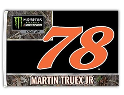 Martin Truex Jr #78 2017 CHAMPION 3x5 Flag w/grommets Outdoor House Banner Monster Energy Cup Nascar Racing
