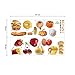 decalmile Kitchen Food Wall Decals Apple Cherry Wall Stickers Kids Room Dining Room Kitchen Wall Art Decor