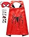 Superhero Costume and Dress Up for Kids - Satin Cape and Felt Mask (Z-Spider Man)