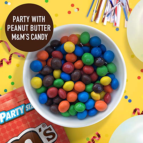 M&M'S Peanut Butter Chocolate Candy Party Size 34-Ounce Bag