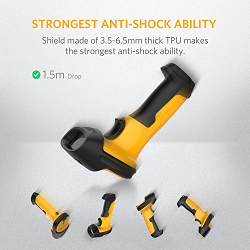 Inateck-P6-Y-24GHz-Wireless-Laser-Barcode-Scanner-2600mAh-Battery-60m-Range