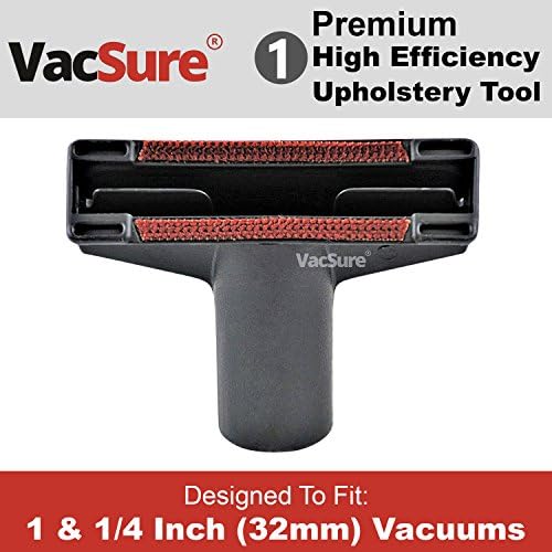 Premium Anti Static Sofa Brush Upholstery Tool Vacuum Attachment , By VacSure