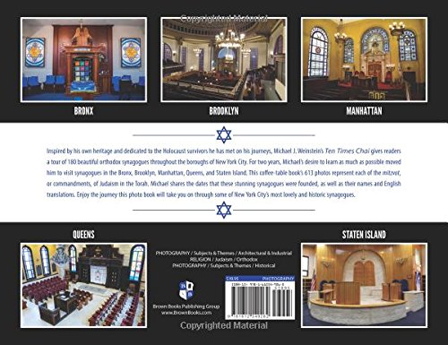 Ten Times Chai: 180 Orthodox Synagogues of New York City