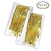 Party Decorations Gold Fringe Curtains(2pcs) 3×10ft & Gold Party Supplies Balloons(60pcs),Konsait Photo Booth Backdrop for Birthday Party Decorations and Bachelorette Party Decoration Supplies