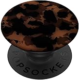 Brown Amber Leopard PopSockets Adhesive PopGrip