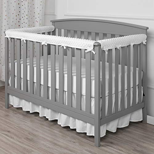 TILLYOU 3Piece Padded Baby Crib Rail Cover Protector Set from Chewing