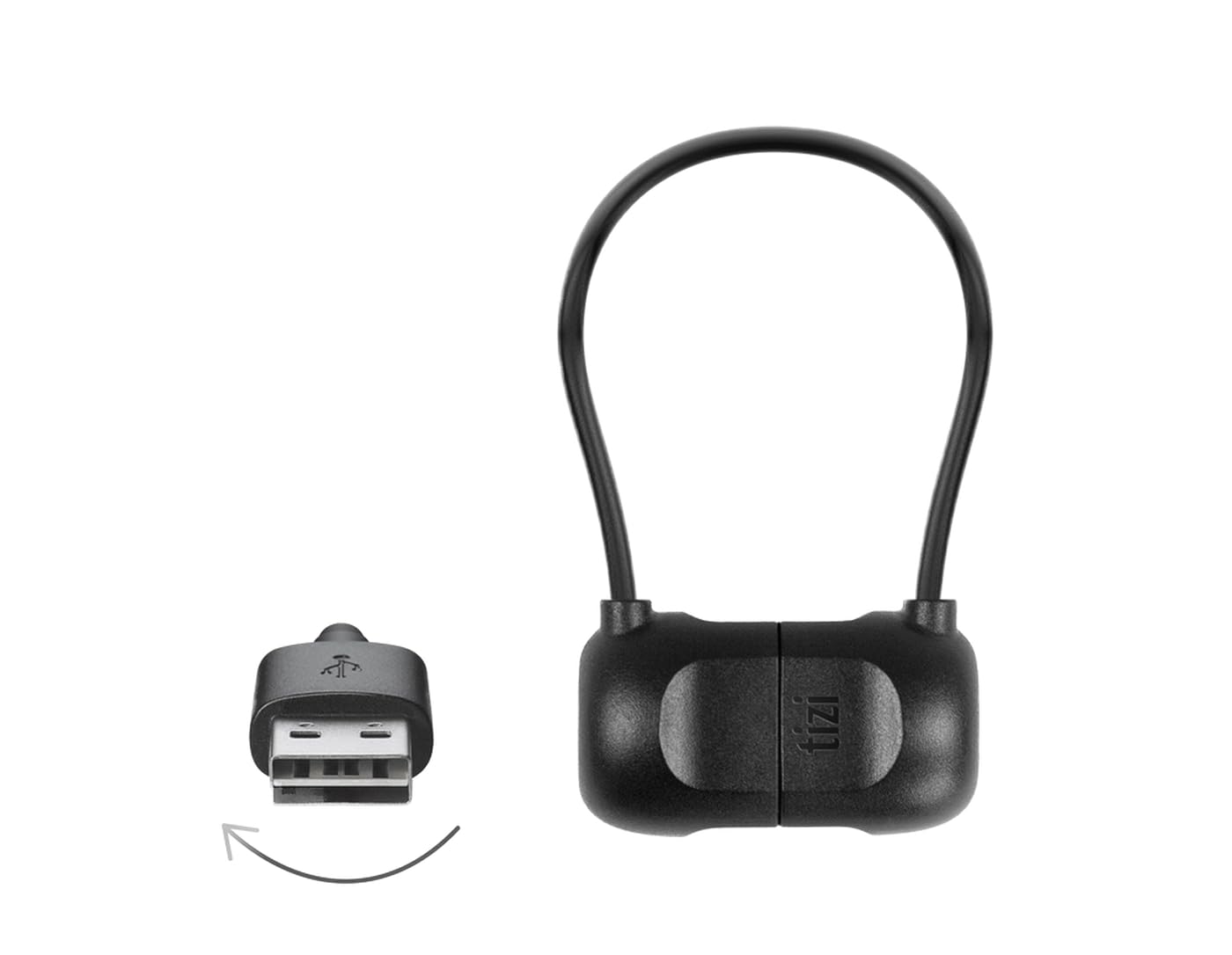 tizi Flip & Schlingel Charging Cable black black tizi Schlingel (Micro USB, schwarz)
