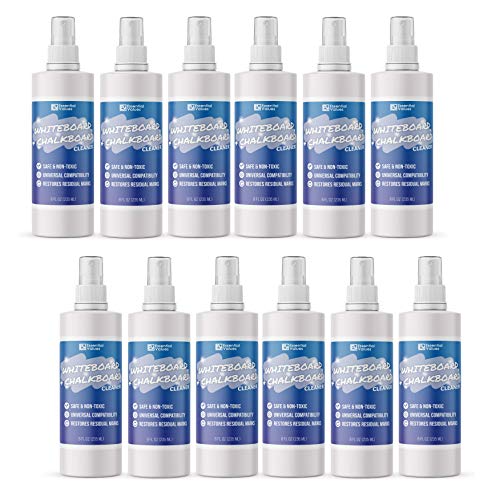 Whiteboard Cleaner Spray (8oz / 12 pack) Dry Erase Spray Cleaner