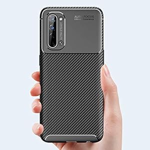 Funda OPPO Find X2 Lite + Protectore de Pantalla, Weideworld [Textura de Fibra de Carbono] [Antichoque/Antirrayas… - immagine 3