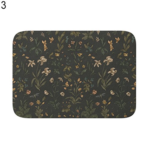 yanQxIzbiu Super Soft Indoor Rugs Living Room Carpets Sky Lantern Galaxy Flower Bathroom Rug Non-Slip Bath Shower Carpet Floor Mat - 6#