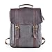 Gootium Vintage Canvas Leather Backpack, Unisex Casual Rucksack 15.6 Inch Laptop Satchel