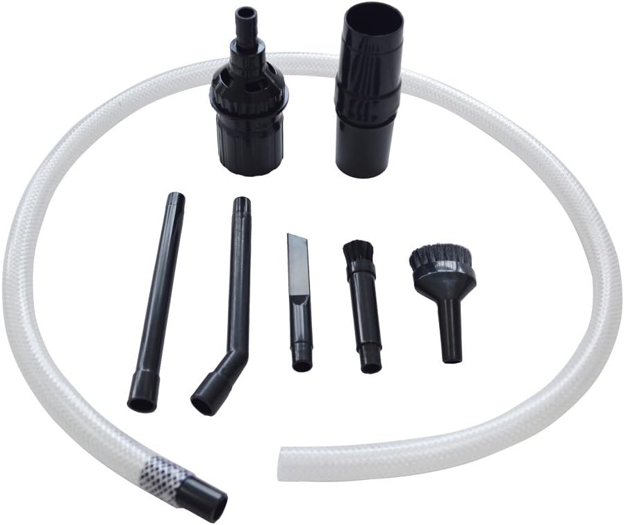 EZ SPARES 7PCS Micro Vacuum Attachment 7 Piece Kit Keyboard Crevice Cleaning Tool Brush Kit: Home Improvement