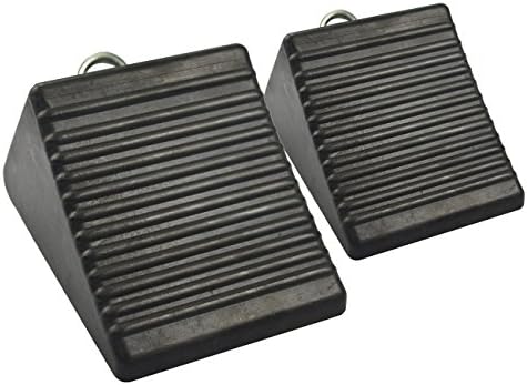 ROBLOCK Durable Rubber Wheel Chock(2 Pieces)