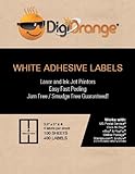 DigiOrangeÂ® Pack of 400 White Mailing/Shipping Labels for Laser/Inkjet printers