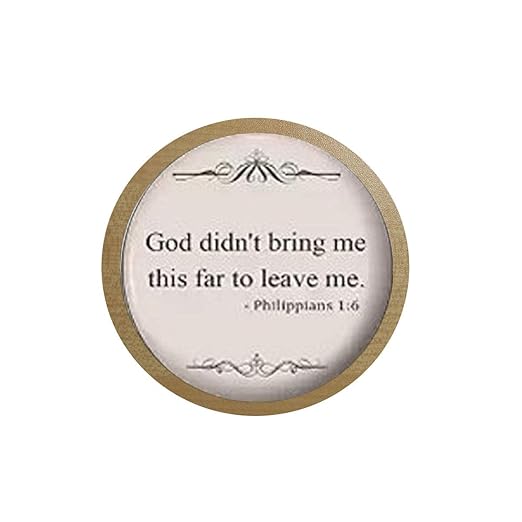 STAI Bible Quote- Religious Jewelry - Adhesivo para Nevera: Amazon ...