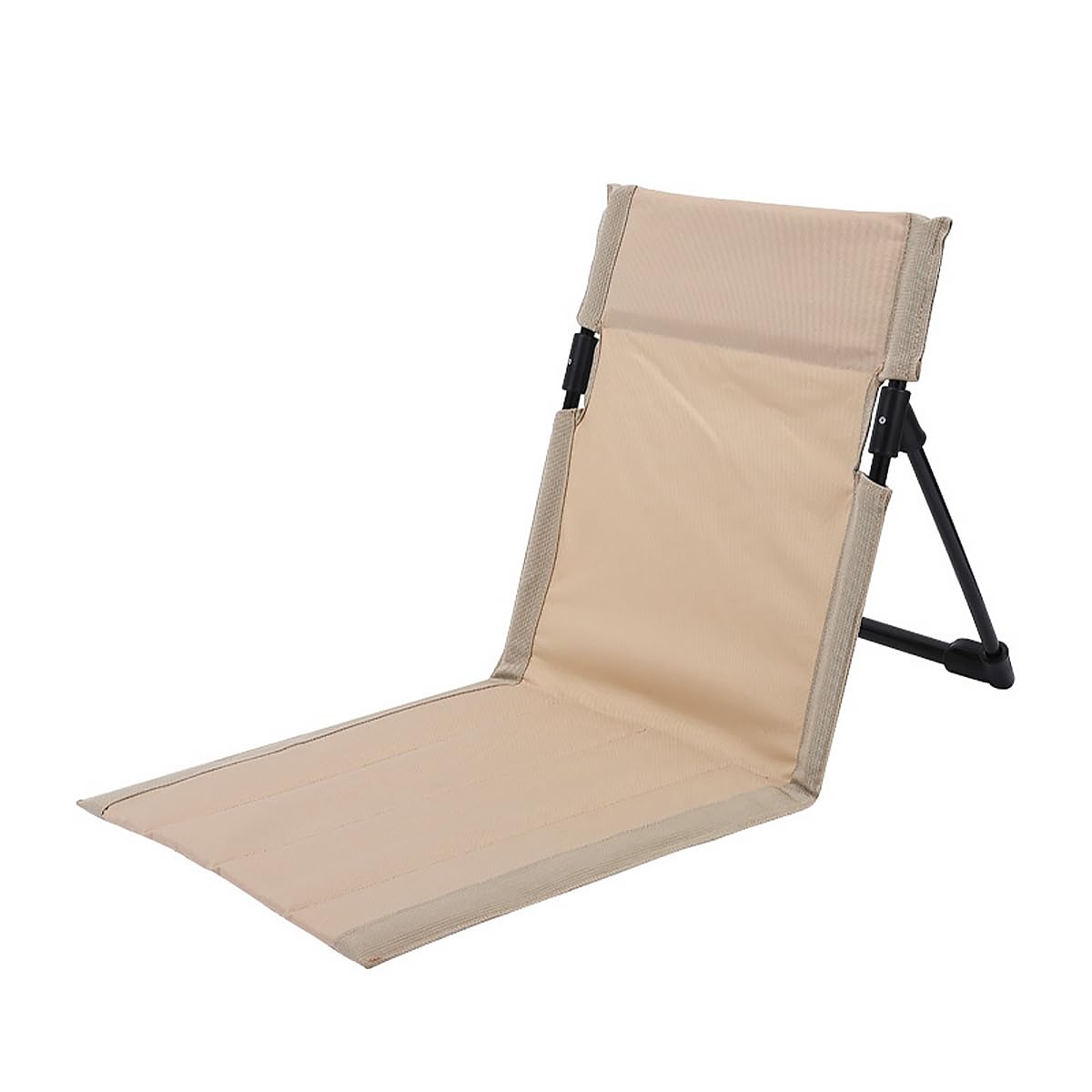 ZONADAH Folding Camping Chair Beach Seat Cushion Floor Chair with Backrest Lightweight Beach Mat Foldable Recliner Ideal for Outdoor Camping Beach Travel Home