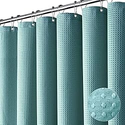 Dynamene Long Shower Curtain - 78 inch Long Waffle