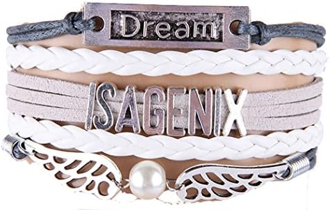 ISAGENIX Angel Wings Gray Silver Love Charm Bracelet Distributor Supplies Downline Gift Infiniti Jewelry