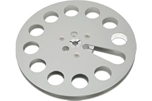 1/4 7 Inch Empty Tape Reel, Aluminum Alloy, 11 Holes, High Performance, for Universal Open Reel Sound Tape Recording