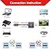 Lenovo HDMI To VGA Adapter With Audio, Gold-Plated 1080P Active HDMI To VGA Converter With Micro USB, 3.5mm Audio Port