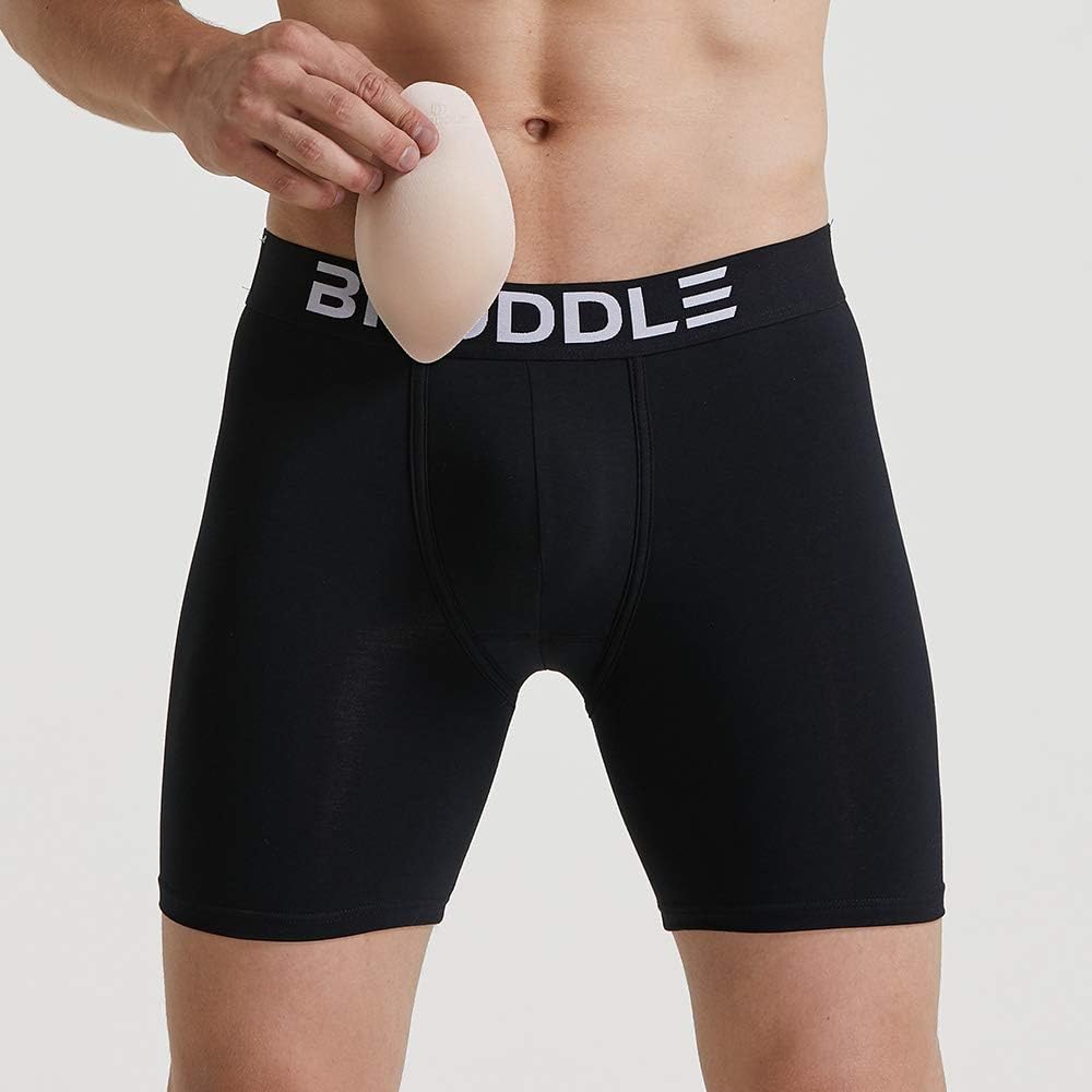 BRODDLE Mens Package and Butt Padded Underwear Enhancing Boxer Briefs