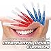 WINOMO 50pcs 2.5mm Dental Orthodontic Oral Care Interdental Brushes Between Teeth Brush Kit