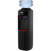 ICEVOKE Hot & Cold Water Dispenser, Top Loading Water Dispenser for 3 or 5 Gallon Bottles, Top Load Hot & Cold Water Dispenso