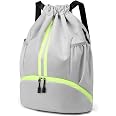 Valleycomfy Kordelzug-Rucksack – Wasserabweisend, Mit Reflektierenden Streifen, Für Sport, Gym, Strand