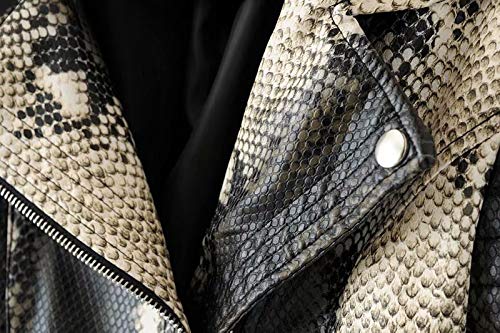 51zTJM%2B4jVL RVXZV SildFy Chaqueta de Cuero de Las Mujeres de Moda Chaqueta de Bombardero Corto asimétrico High Street Moto Biker… RVXZV SildFy Chaqueta de Cuero de Las Mujeres de Moda Chaqueta de Bombardero Corto asimétrico High Street Moto Biker… - Imagen 4