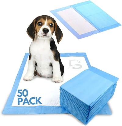 Discount Seller Puppy Training Pads 50 Pack 60x60cm Multi-Layer Absorbent