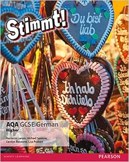 Stimmt Aqa Gcse German Higher Student Bk Lanzer Harriette 9781292118185 Amazon Com Books