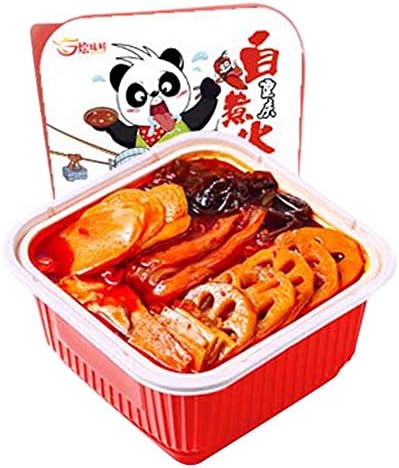 Mini Instant Hot Pot,Lazy Self-Cooked Hot Pot-spicy vegetable 迷你自热火锅 懒人自煮火锅-香脆蔬菜 360g