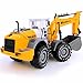 Blomiky 1:22 Large Size Children's Push Friction Powered Excavator Digging Construction Truck Toys Inertia Engineering Car Model Pull Digger
