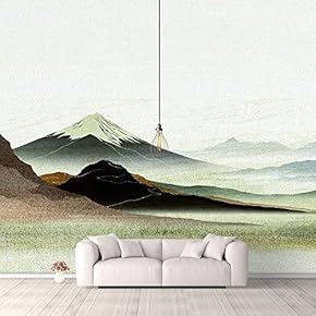 Wall Murals for Bedroom Traditional Chinese Landscape View Large Removable Wallpaper Peel and Stick Wall Stickers - 66x96 inches