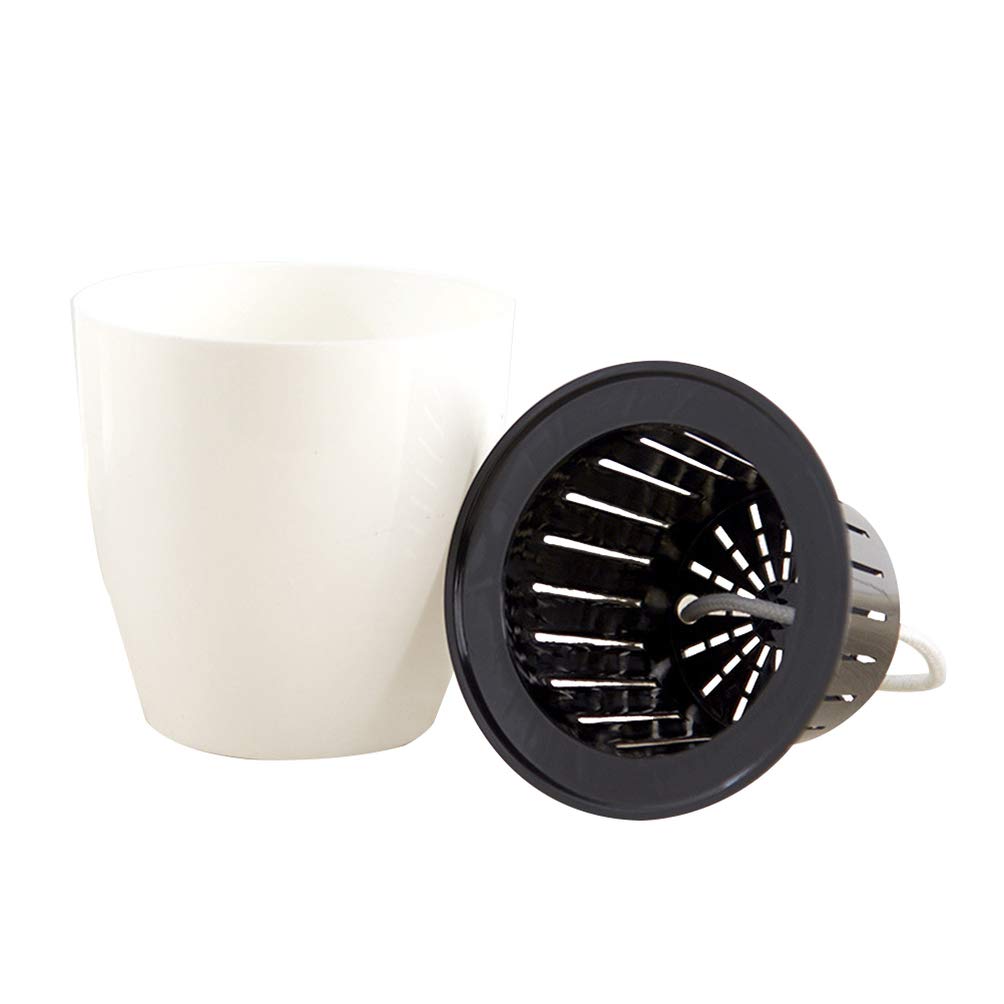 LIOOBO Self Watering Plant Pot African Violet Pots Flower Pot with Wick Rope for Plants Flowers Garden