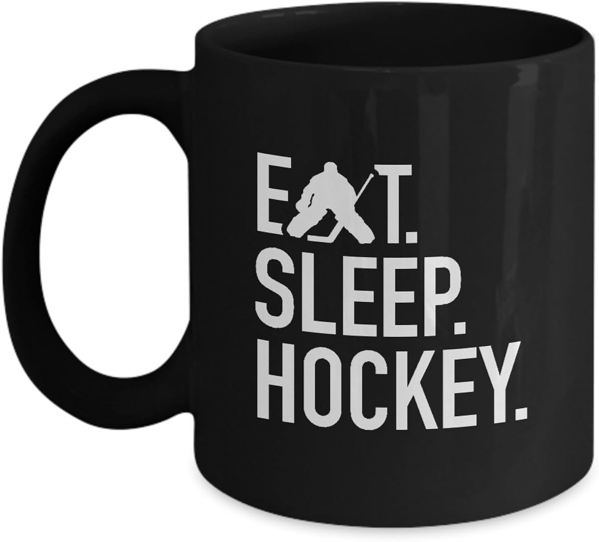 Total Basics Gifts for Hockey Lovers Eat Sleep Hockey