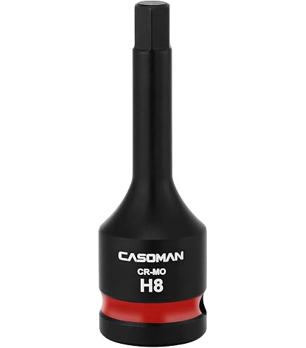 JEUCLEL 8mm Hex Impact Bit Socket, H8 1/2