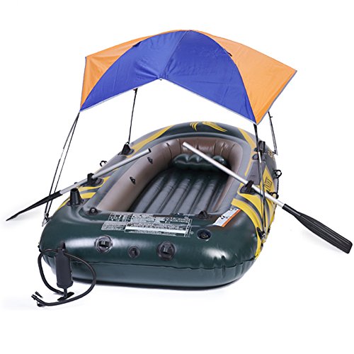 4-Person-Inflatable-Kayak-Awning-CanopyPortable-And-Foldable-for-Boat-and-Camping-Sun-Shelter-Fishing-Tent-Sun-Shade-CanopyNo-Boat-Included