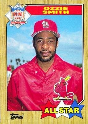 1987 topps ozzie smith all star