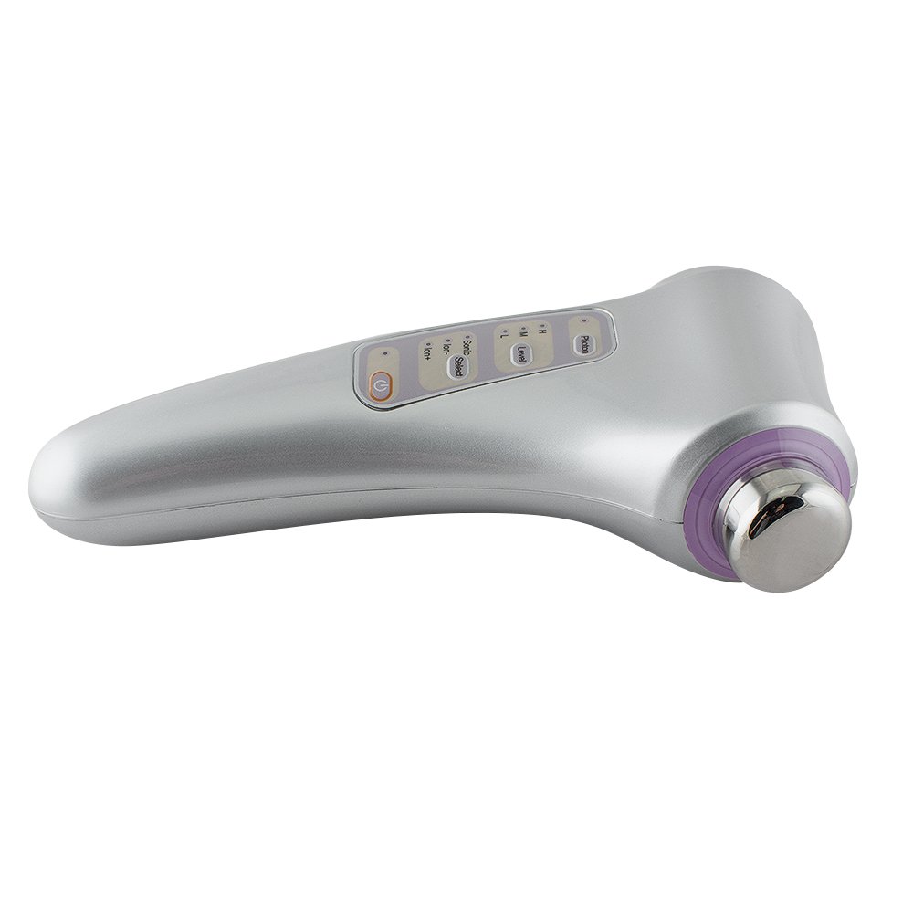 Careshine 3En1 Appareil Massage Face Reparation Efficace Electrique Portable Ultrason 3MHz Galvanic Ion Photon Photothérapie Soins de la Peau Multifonction Anti-rides - Meilleur Cadeau de la Saint-Valentin