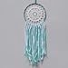 Szezon Dream Catcher Boho Handmade Traditional Shape with White Cotton Crochet and Green Ribbon (DC_102)