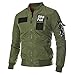 DAVID.ANN Men's Bomber Flight Jacket