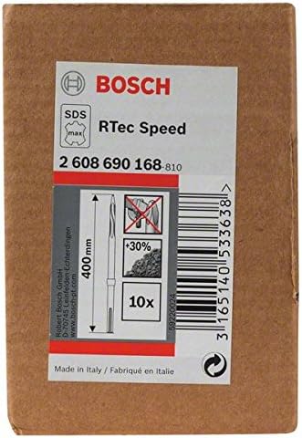 Bosch 10x PRO SDS max-5C Pointed Chisel Set (for Concrete Brick, diameter mm, Professional Accessory Rotary Hammer Drill, Break Hammer) - Image 3